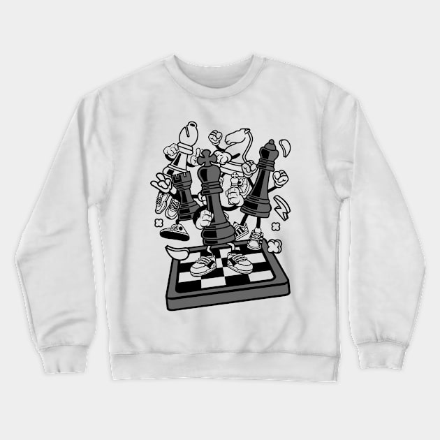 Chess Crewneck Sweatshirt by p308nx